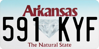 AR license plate 591KYF