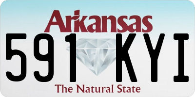 AR license plate 591KYI