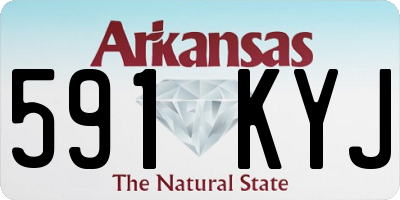 AR license plate 591KYJ