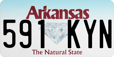 AR license plate 591KYN