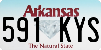 AR license plate 591KYS