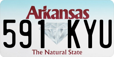 AR license plate 591KYU