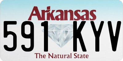 AR license plate 591KYV