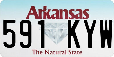 AR license plate 591KYW