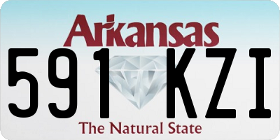 AR license plate 591KZI