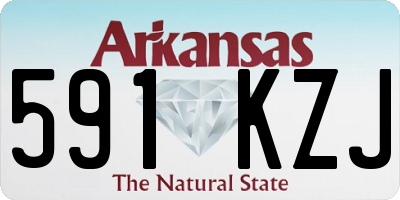 AR license plate 591KZJ