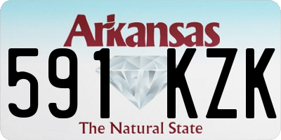 AR license plate 591KZK