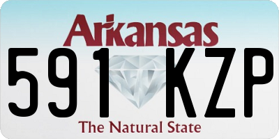 AR license plate 591KZP