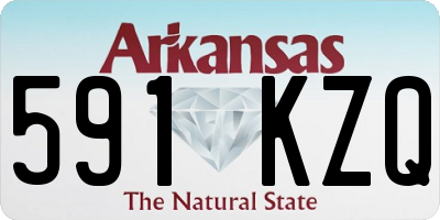 AR license plate 591KZQ