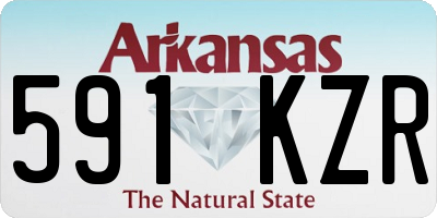 AR license plate 591KZR