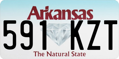 AR license plate 591KZT