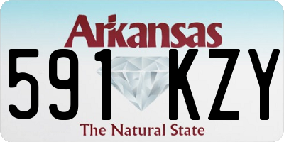 AR license plate 591KZY