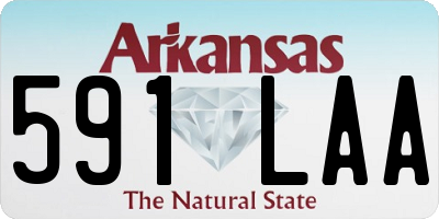 AR license plate 591LAA