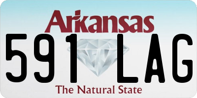 AR license plate 591LAG