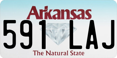 AR license plate 591LAJ