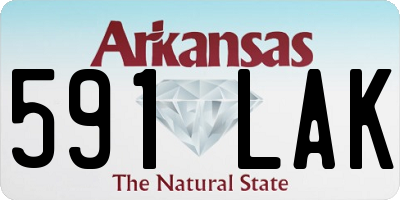 AR license plate 591LAK