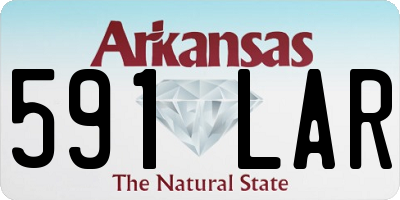 AR license plate 591LAR