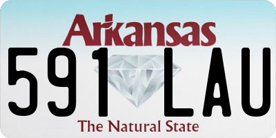 AR license plate 591LAU