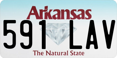 AR license plate 591LAV