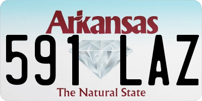 AR license plate 591LAZ