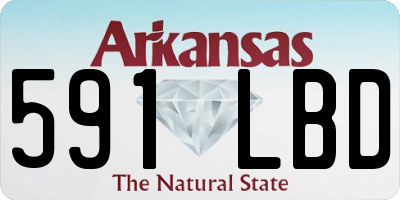AR license plate 591LBD