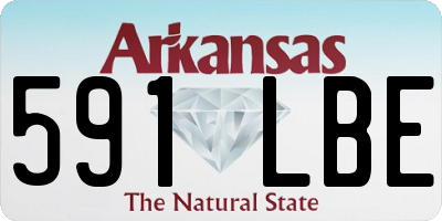 AR license plate 591LBE