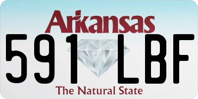 AR license plate 591LBF