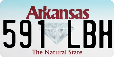 AR license plate 591LBH