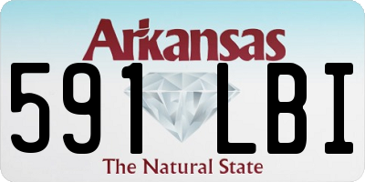 AR license plate 591LBI