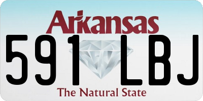 AR license plate 591LBJ
