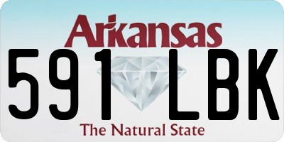 AR license plate 591LBK
