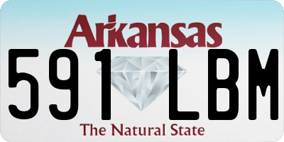 AR license plate 591LBM