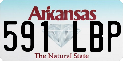 AR license plate 591LBP