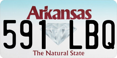 AR license plate 591LBQ