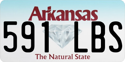 AR license plate 591LBS