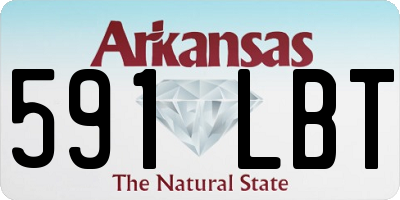 AR license plate 591LBT