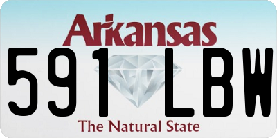 AR license plate 591LBW