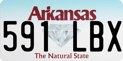 AR license plate 591LBX