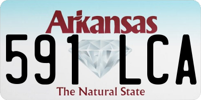 AR license plate 591LCA