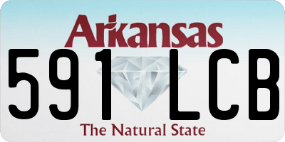 AR license plate 591LCB