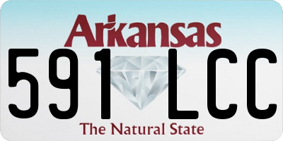 AR license plate 591LCC