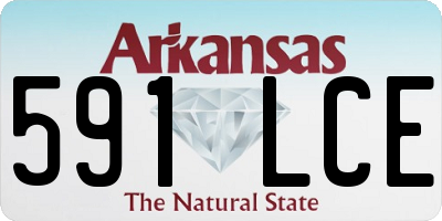 AR license plate 591LCE