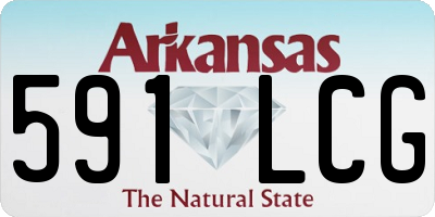 AR license plate 591LCG