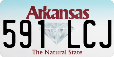 AR license plate 591LCJ