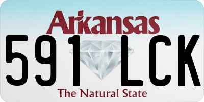 AR license plate 591LCK