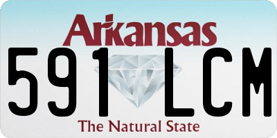 AR license plate 591LCM