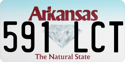 AR license plate 591LCT