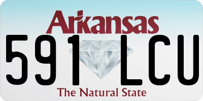 AR license plate 591LCU