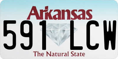 AR license plate 591LCW