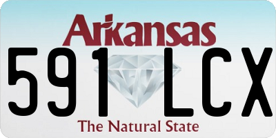 AR license plate 591LCX
